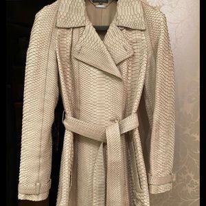 Alexander McQueen python coat